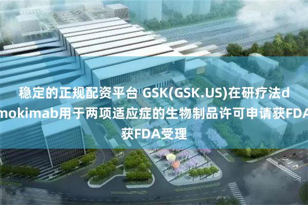 稳定的正规配资平台 GSK(GSK.US)在研疗法depemokimab用于两项适应症的生物制品许可申请获FDA受理