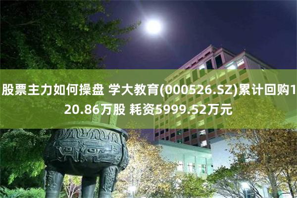 股票主力如何操盘 学大教育(000526.SZ)累计回购120.86万股 耗资5999.52万元