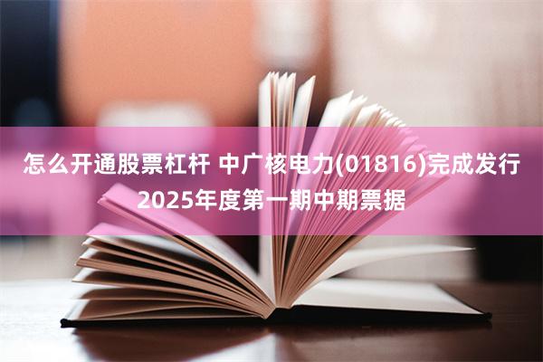 怎么开通股票杠杆 中广核电力(01816)完成发行2025年度第一期中期票据