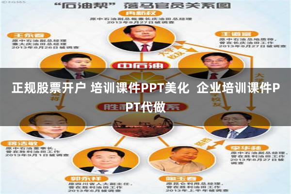正规股票开户 培训课件PPT美化  企业培训课件PPT代做