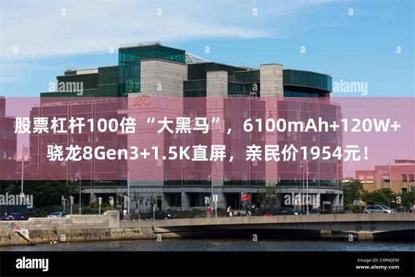 股票杠杆100倍 “大黑马”，6100mAh+120W+骁龙8Gen3+1.5K直屏，亲民价1954元！