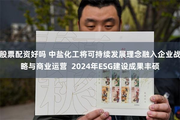 股票配资好吗 中盐化工将可持续发展理念融入企业战略与商业运营  2024年ESG建设成果丰硕