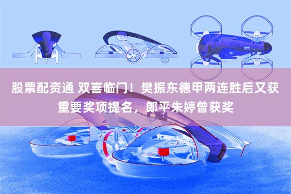 股票配资通 双喜临门！樊振东德甲两连胜后又获重要奖项提名，郎平朱婷曾获奖