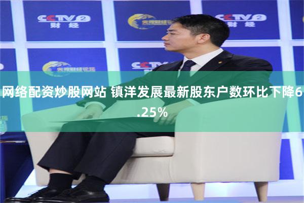 网络配资炒股网站 镇洋发展最新股东户数环比下降6.25%