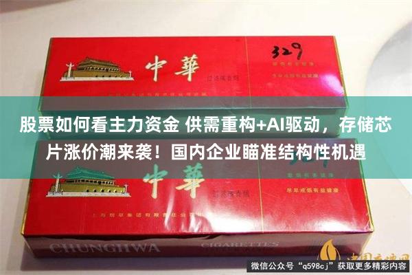 股票如何看主力资金 供需重构+AI驱动，存储芯片涨价潮来袭！国内企业瞄准结构性机遇
