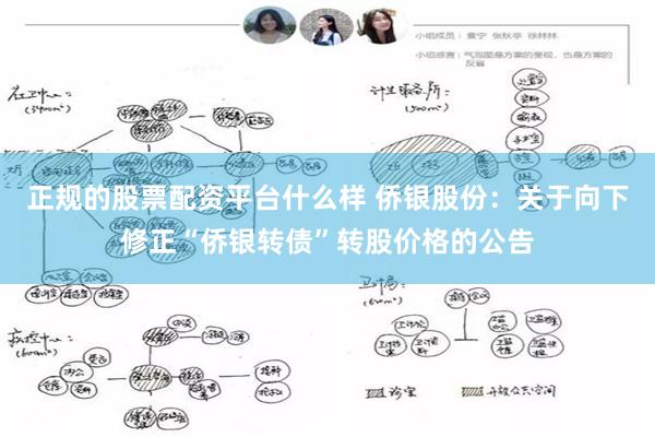 正规的股票配资平台什么样 侨银股份：关于向下修正“侨银转债”转股价格的公告