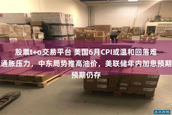 股票t+o交易平台 美国6月CPI或温和回落难改高通胀压力，中东局势推高油价，美联储年内加息预期仍存