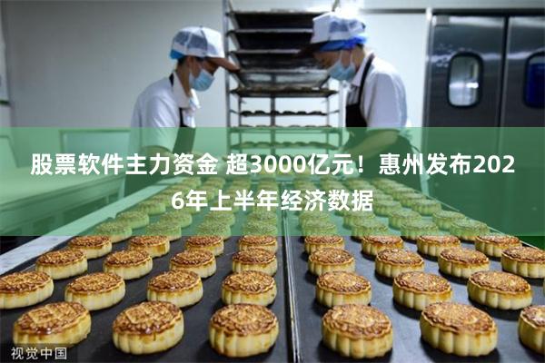 股票软件主力资金 超3000亿元！惠州发布2026年上半年经济数据