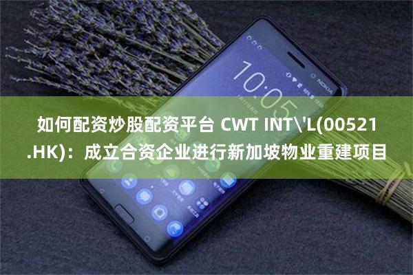 如何配资炒股配资平台 CWT INT'L(00521.HK)：成立合资企业进行新加坡物业重建项目