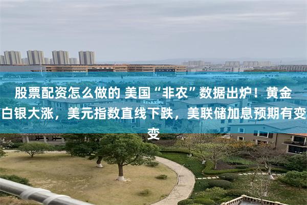股票配资怎么做的 美国“非农”数据出炉！黄金白银大涨，美元指数直线下跌，美联储加息预期有变