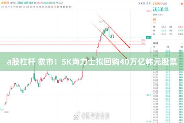 a股杠杆 救市！SK海力士拟回购40万亿韩元股票