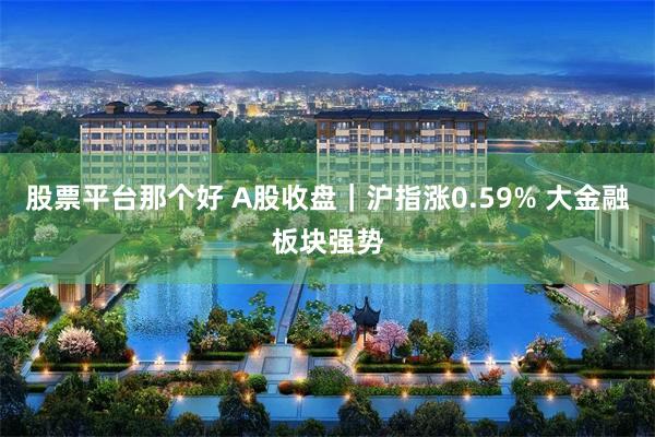 股票平台那个好 A股收盘｜沪指涨0.59% 大金融板块强势