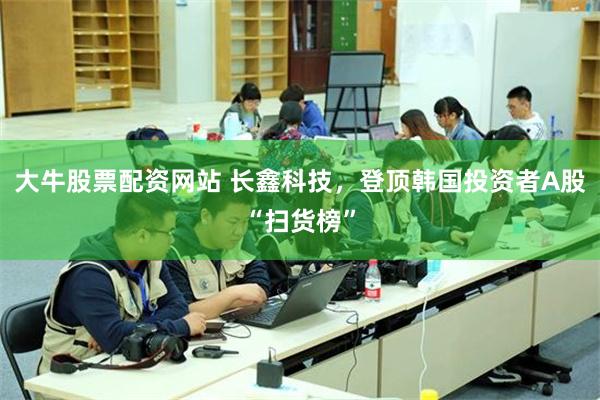 大牛股票配资网站 长鑫科技，登顶韩国投资者A股“扫货榜”