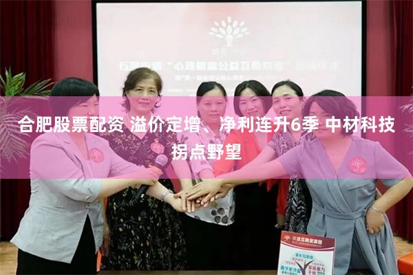 合肥股票配资 溢价定增、净利连升6季 中材科技拐点野望
